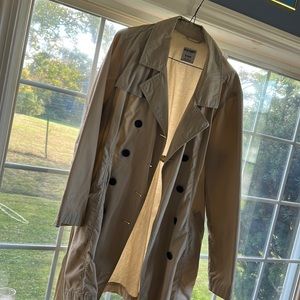 3/4 trench coat